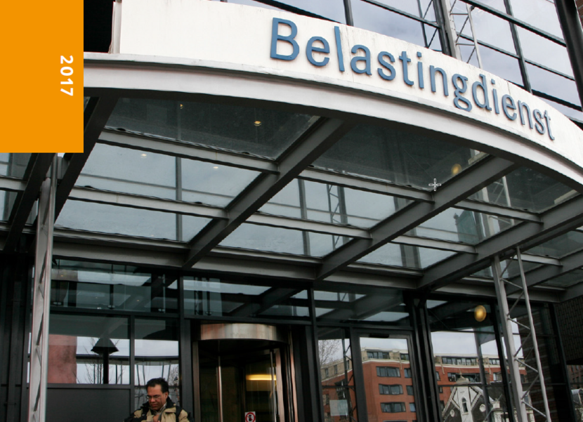 Cover van rapport over belastingdienst
