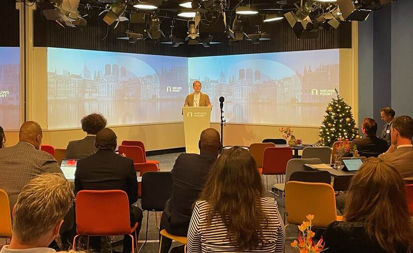 Ewout Irrgang in Nieuwspoort