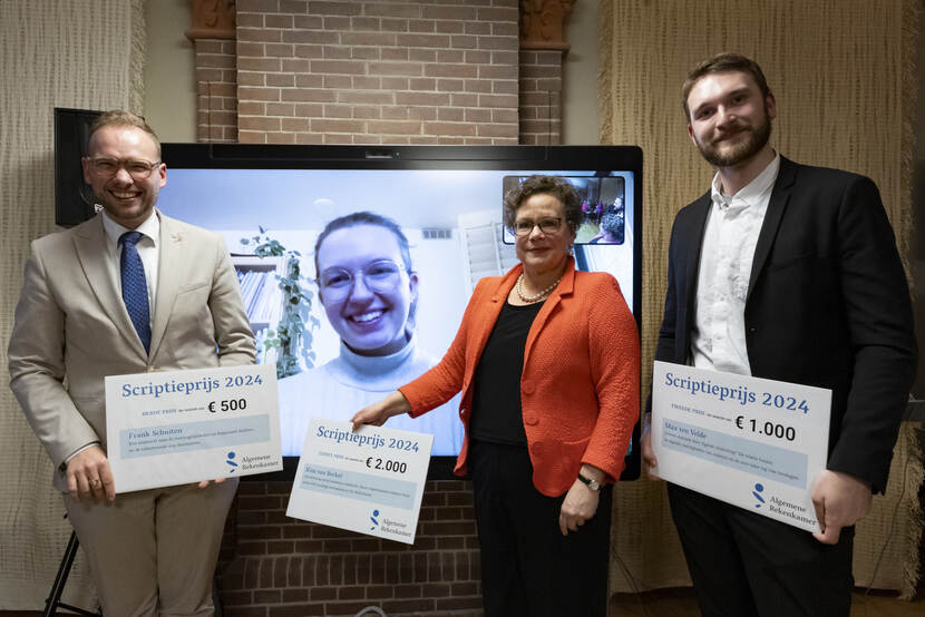 Uitreiking Algemene Rekenkamerscriptieprijs 2024