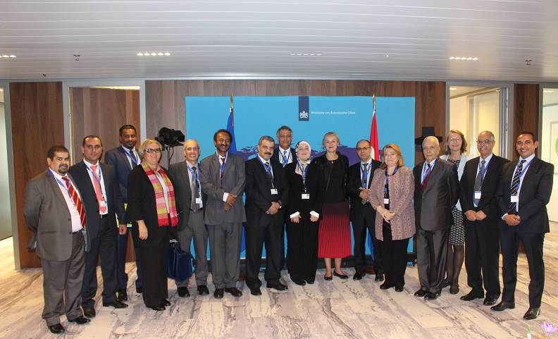 Deelnemers Highlevel-meeting Sharaka